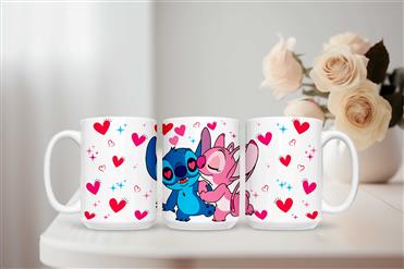 Stitch and Angel Kiss Me